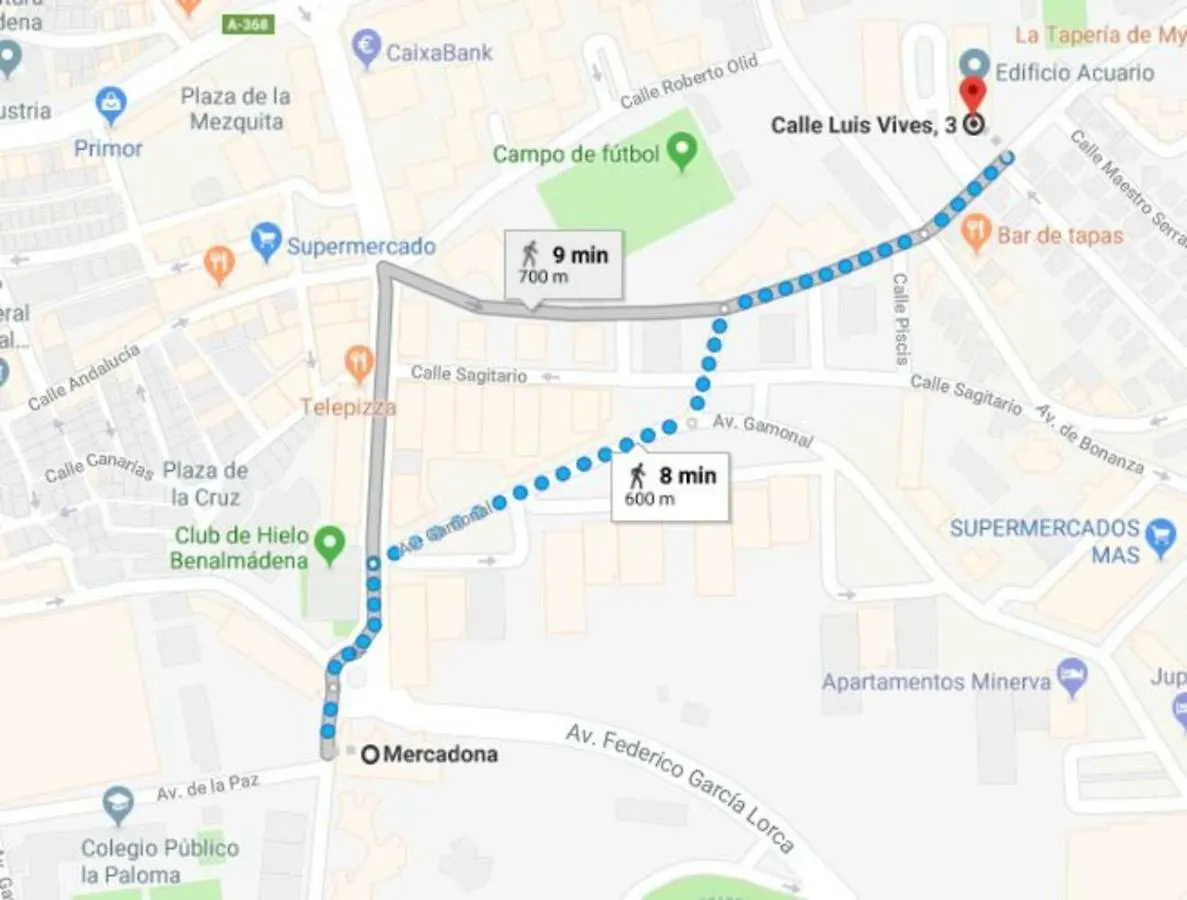 Apartamento Acuario 贝纳尔马德纳 公寓